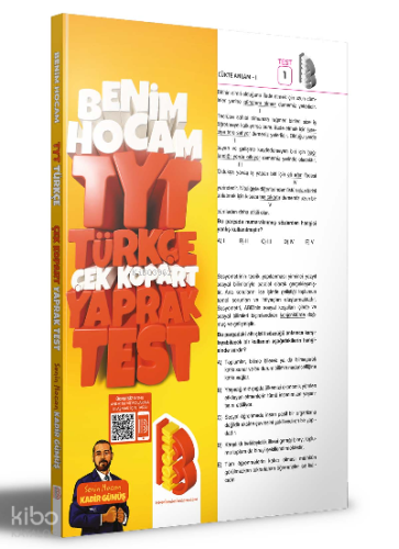 2023 TYT Türkçe Çek Kopar Yaprak Test