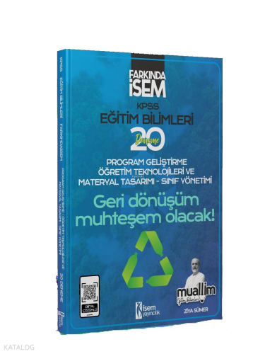 2024 Farkında İsem Kpss Muallim Eğitim Bilimleri Program Geliştirme Öğretim Teknolojileri Ve Materyal Tasarımı-Sınıf Yönetimi 20 Deneme