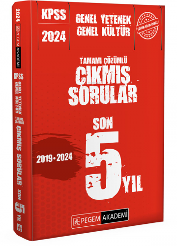 2024 KPSS Genel Yetenek Genel Kültür Çıkmış Sorular Son 5 Sınav Kolekt
