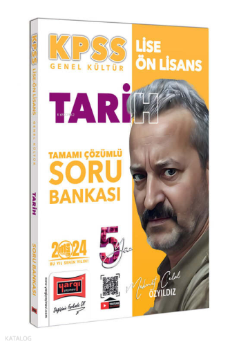 2024 KPSS Lise Ön Lisans 5Yüz Tarih Tamamı Çözümlü Soru Bankası Mehmet