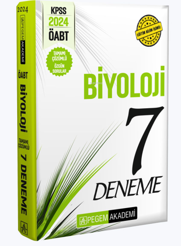 2024 KPSS ÖABT Biyoloji Öğretmenliği Tamamı Çözümlü 7 Deneme