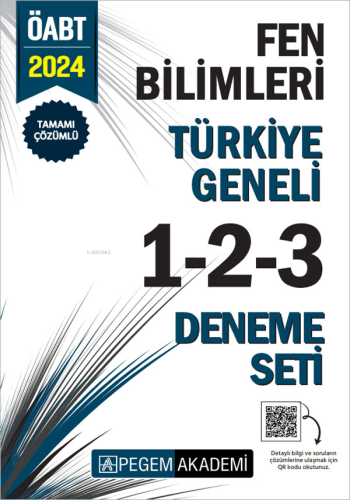 2024 KPSS ÖABT Fen Bilimleri Tamamı Çözümlü Türkiye Geneli 1-2-3 (3'lü Deneme Seti)