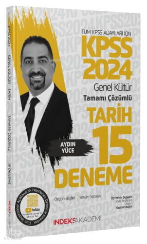 2024 KPSS Tarih 15 Deneme Çözümlü