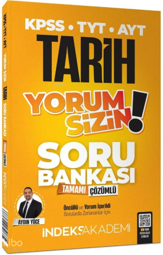 2024 KPSS Tarih Yorum Sizin Soru Bankası Çözümlü Aydın Yüce