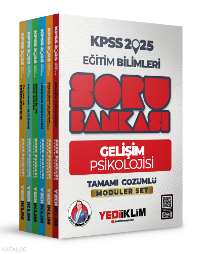 2025 Eğitim Bilimleri Tamamı Çözümlü Modüler Set Soru Bankası Bülent T