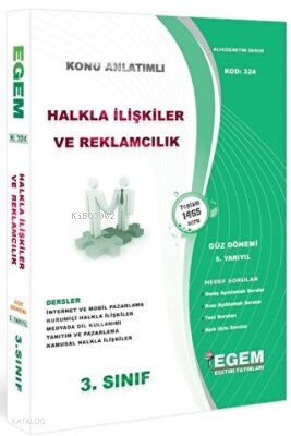 3. Sınıf Halkla İlişkiler ve Tanıtım Güz Dönemi Konu Anlatımlı Soru Bankası