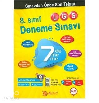 4 Adım - 3. Sınıf Tüm Dersler Soru Bankası
