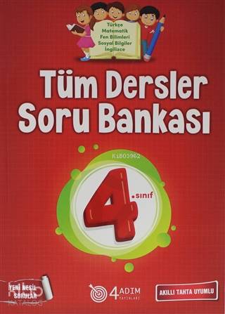 4 Adım - 4. Sınıf Tüm Dersler Soru Bankası