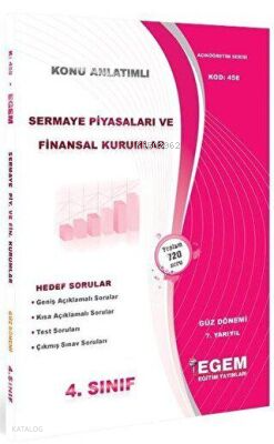 4. Sınıf Sermaye Piyasaları ve Finansal Kurumlar Konu Anlatımlı Soru Bankası