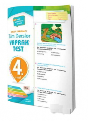 4. Sınıf Tüm Dersler Yaprak Test Okula Yardımcı Kolektif