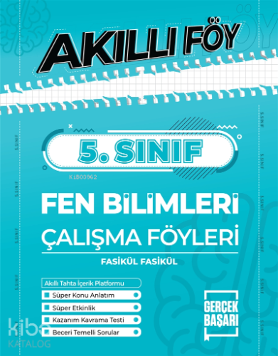 5. Sınıf;Akıllı Föy Fen Bilimleri Çalışma Föyleri Fasikül Fasikül Emin
