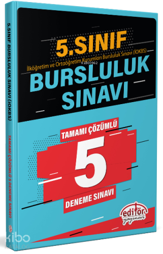 5 Sınıf Bursluluk Sınavı Çözümlü 5 Deneme Sınavı