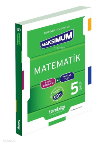 5. Sınıf Matematik Soru Bankası + Yaprak Test Tambilgi Yayınları