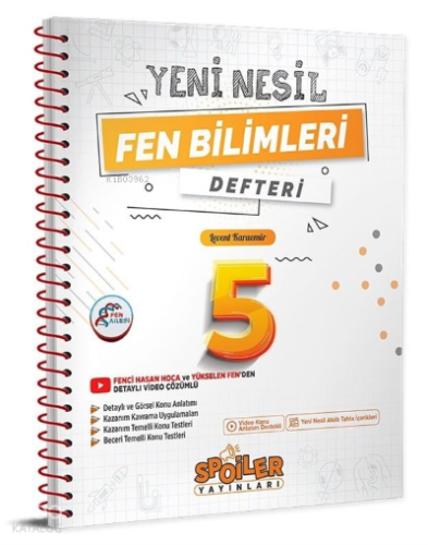 5.Sınıf Yenı Nesıl Fen Bılımlerı Defterı