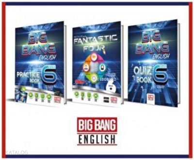 6. Sınıf Big Bang English(Practice Book+Fantastic Four+Quiz Book)