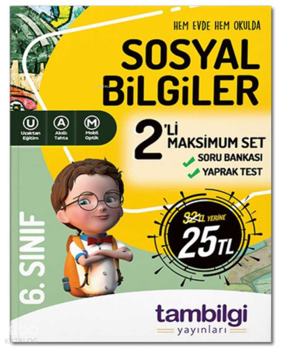 6. Sınıf Sosyal Bilgiler 2'li Doping Set