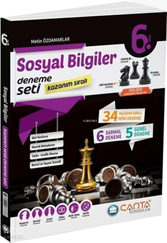 6. Sınıf Sosyal Bilgiler Kazanım Sıralı Deneme Seti Metin Özdamarlar