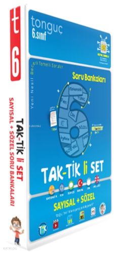 6. Sınıf Taktikli Tüm Dersler Soru Bankası Seti