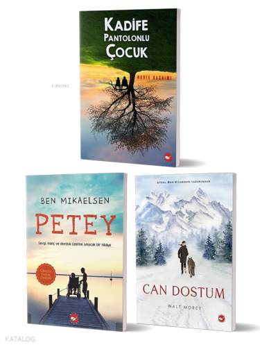 7. Sınıf Çocuk Edebiyatı Okuma Seti 1 - (3 Kitap) - (Can Dostum - Kadife Pantolonlu Çocuk - Petey)