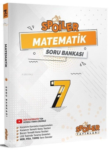 7.Sınıf Spoıler Matematık Sb