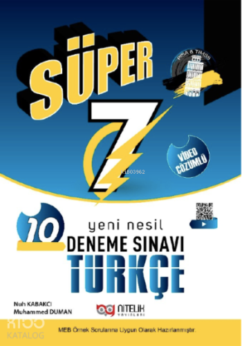 7. Sınıf Türkçe 10 Deneme Sınavı