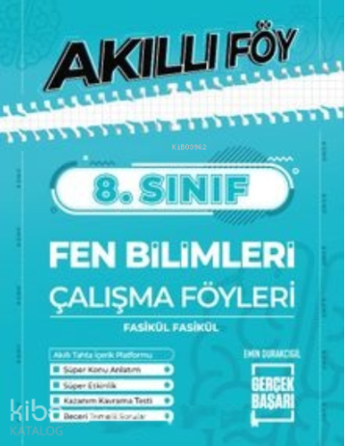 8. Sınıf;Akıllı Föy Fen Bilimleri Çalışma Föyleri Fasikül Fasikül Emin