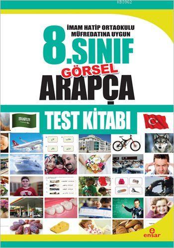8. Sınıf Görsel Arapça Test Kitabı; İmam Hatip Ortaokulları Müfredatına Uygun