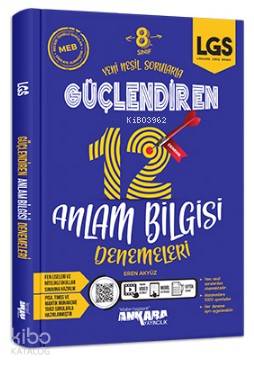 8. Sınıf Güçlendiren 12 Anlam Bilgisi Denemeleri