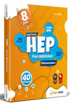 8. Sınıf HEP Fen Bilimleri Haftalık Deneme Föyleri