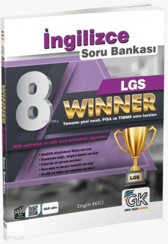 8. Sınıf LGS İngilizce Winner Soru Bankası Gür Yayınları Kolektif