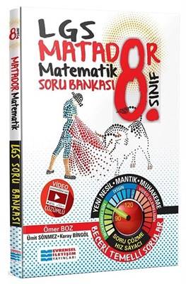 8. Sınıf LGS Matematik Matador Video Çözümlü Soru Bankası Ümit Sönmez