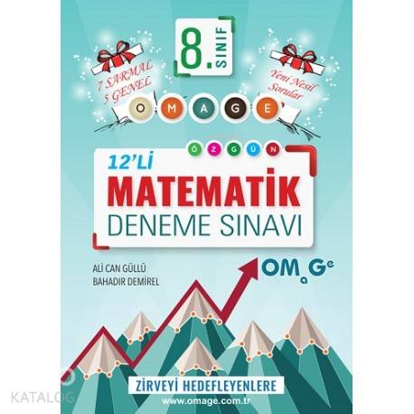 8. Sınıf Omage Matematik 12 Deneme Sınavı (7 Sarmal + 5 Genel)