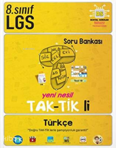 8. Sınıf Türkçe Taktikli Soru Bankası