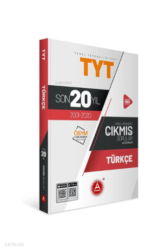 A Yayınları Tyt Ayt Türkçe Son 20 Yıl Çıkm -2021