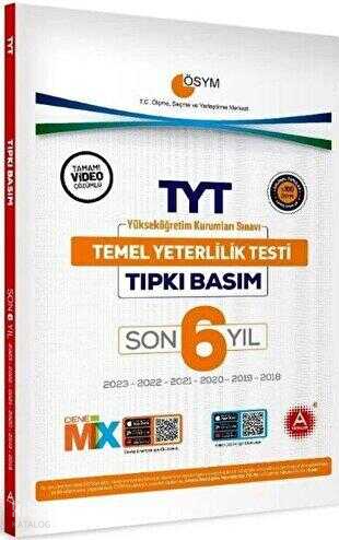 A Yayınları TYT Son 6 Yıl Tıpkı Basım Çıkmış Sorular Kolektif