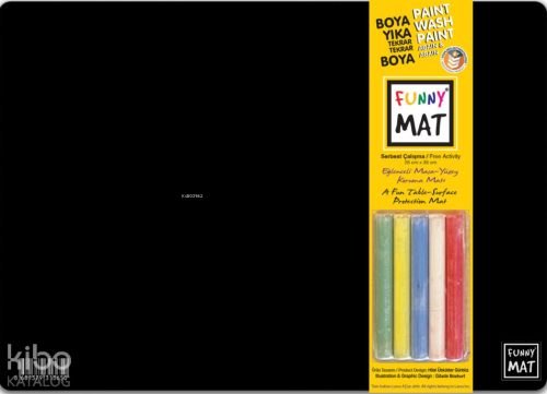 Akademi Çocuk Funny Mat Black (Tebeşirli) Serbest Çalışma