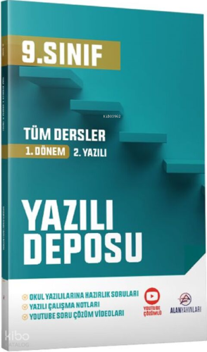 Alan  Yayınları 9. Sınıf Yazılı Deposu 1. Dönem 2. Yazılı
