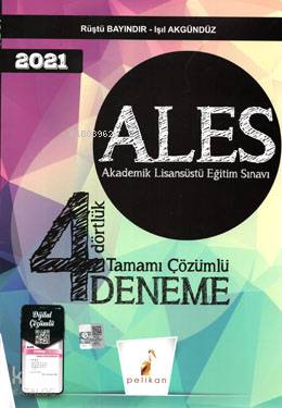 ALES 2021 Dört Dörtlük Dörtlü Deneme Sınavı