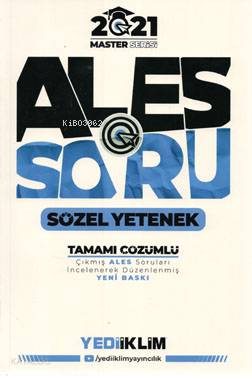 ALES 2021 Master Serisi Sözel Yetenek Tamam Çözümlü Soru Bankası