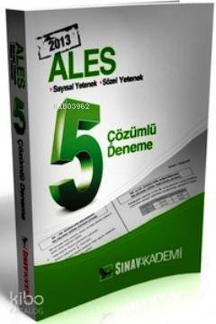 ALES Sayısal Sözel Yetenek 5 Çözümlü Deneme 2013