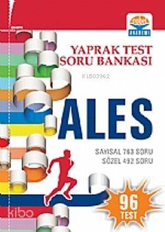 ALES Yaprak Test Soru Bankası; Sayısal 763 Soru - Sözel 492 Soru Komis