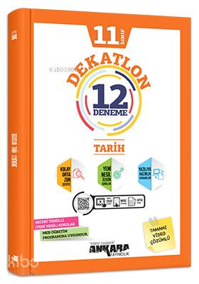 Ankara Yayıncılık 11. Sınıf Tarih Dekatlon 12 Deneme