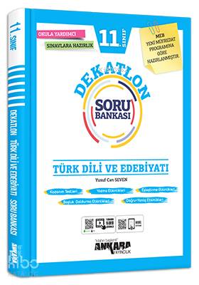 Ankara Yayıncılık 11. Sınıf Türk Dili ve Edebiyatı Dekatlon Soru Bankası