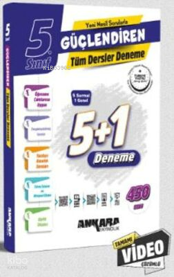 Ankara Yayıncılık 5. Sınıf Güçlendiren Tüm Dersler Deneme