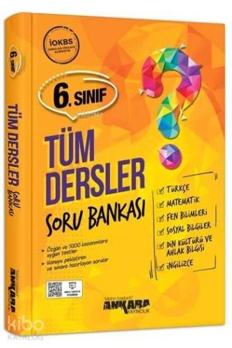 Ankara Yayınları 6. Sınıf Tüm Dersler Soru Bankası Ankara 
