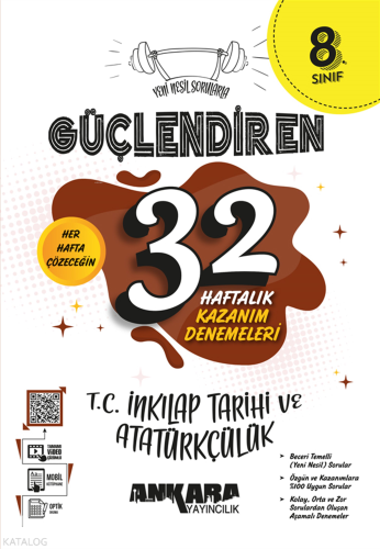 Ankara Yayınları 8.Sınıf Güçlendiren T.C. İnkılap Tarihi ve Atatürkçülük