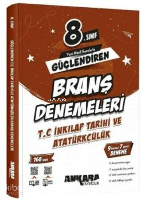 Ankara Yayınları 8.Sınıf Güçlendiren T.C. İnkılap Tarihi ve Atatürkçülük