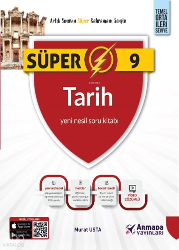 Armada 9. Sınıf Süper Tarih Yeni Nesil Soru Kitabı Murat Usta