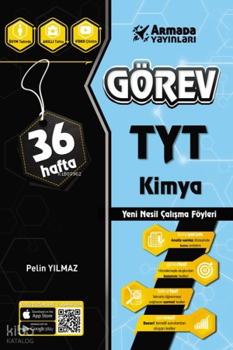 Armada Yayınları Görev YKS TYT Kimya Soru Föyleri 36 Hafta
