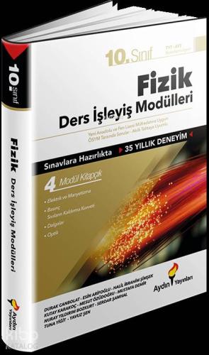 Aydın Yayınları 10. Sınıf Fizik Ders İşleyiş Modülleri Aydın 